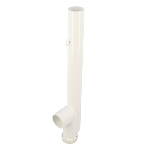 Sifon voor wasmachine, verlengd met dubbele ingang