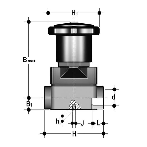Membraanafsluiter compact - CMIV