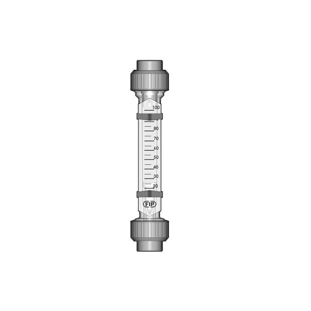 Vlotter-doorstromingsmeter FCIV - RVS, vloeistof 1,53 kg/l, transparant